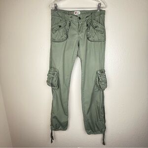 Twill Twenty Two Green Cargo Pants